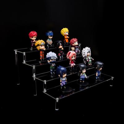 China Transparent acrylic display frame table top living room shelf lift frame can be assembled and customized for sale