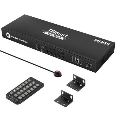 China Hot plug+auto switching TESmart factory 4K 3d 8 Hdmi port switch 8x1 hdmi changer TESmart for sale