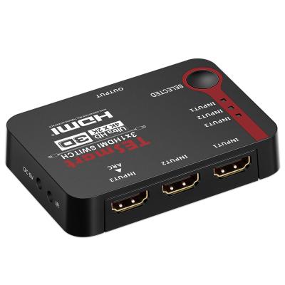 China 3 Ports HDMI Changer 4k Hdmi Changer 3 In 1 Out Tesmart Multiview Displayport 3x1 Hdmi Switcher for sale