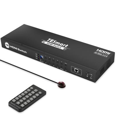 China Auto Input Detect & Switch 4K Uhd @60Hz 4:4: 4 Auto Input Detect Hdcp 2.2 Compliant 16 In 1 Out Hdmi Switch 16X1 Hdmi Switch for sale