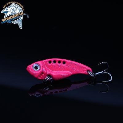 China Shimmy 10g Casting Ourdoor Fishing 32mm 3g 50mm Long Bait Hard Lure Mini Jig Metal Blade Vibration VIB for sale