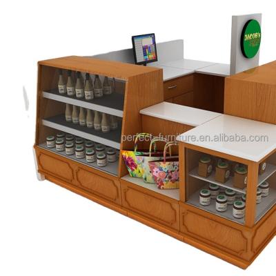 China New Strong Custom Retail Food Booth Honey Display Kiosk for sale