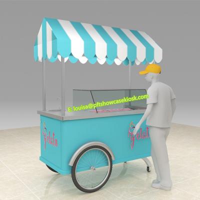 China China Modern New Product Selling Van Bicycle Frozen Ice Cream Cart For Sale for sale