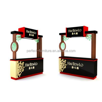 China Retro Style Modern High Quality European Wooden Candy Station Sweet Candy Cart for sale