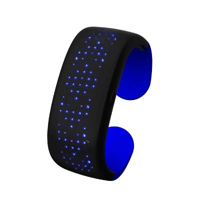 China Running / 2020 New Arrivals Halloween Christmas Party Bar LED Flashingt Light Up LED Wristband Bracelet For Gift for sale