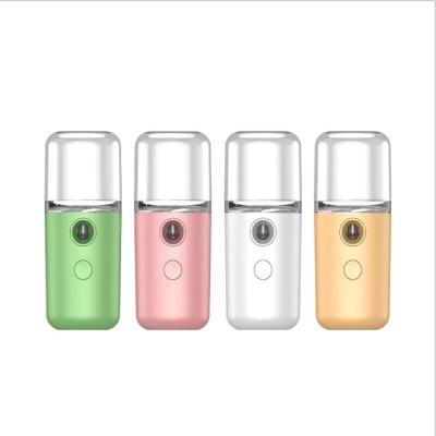 China Moisturizer Factory Mini Mano Mist Sprayer 30ml USB Rechargeable Facial Mist Sprayer for sale