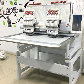 China Garment shops head 2 cheap embroidery machine from wonyo brand for sale