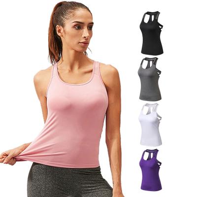 China New Arrival QUICK DRY Women Gym Wear Workout Ladies Beach Yoga Top High Quality Sports Cultivate Top Fitness XXL OEM Customized Spandex Logo XXS for sale