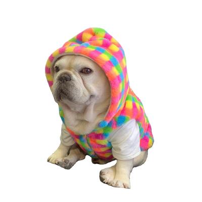 China 2022 Hot Selling Viable Amazon Solid Color Pet Clothes Keep Warm Winter Hand Knitted Sweater Dog Pet Clothes for sale