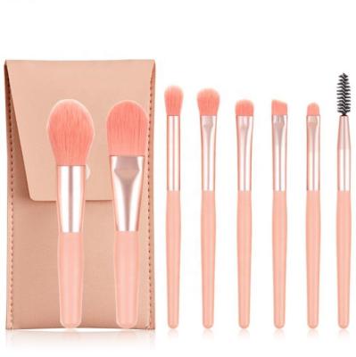 China Makes Apply Makeup High Quality Samples If Mini Macarons In Four Colors Makeup Brush Set Wool for sale