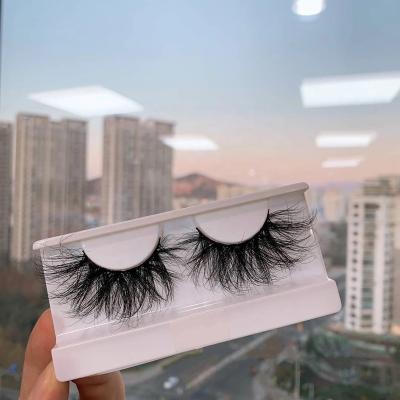 China Real 25MM Mink 3D Eyelashes From Top Seller Lashes 3D Effect Customs Lead Packaging Case Lashes Mink Eyelashes for sale