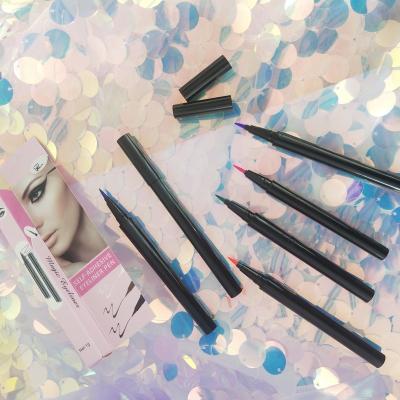 China Hot Selling Waterproof Magic Eyeliner Waterproof Eyelash Adhesive Colorful Liquid Eyeliner for sale