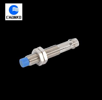 China Position Sensor CHANKO DC 3wires Professor Germany Standard NPN 8mm Recessed Inductive Sensor for sale