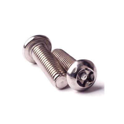 China 304 Stainless Steel M5 304 Pin Button Head Bolt Security Torx Screws for sale