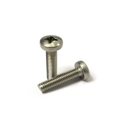 China General Industry M3~M8 Stainless Steel Cross Recessed Pan Head Screw for sale