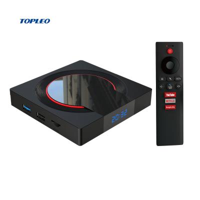 China Factory Support 8k Video Pro 4GB 32GB Amlogic S905X3 8k Topleo i96 Box 64 Bit OEM TV Box Chinese Android TV for sale