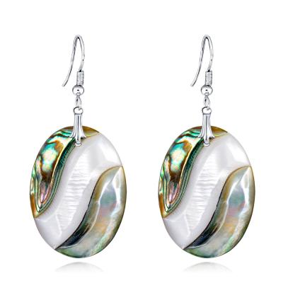 China 2021 TRENDY Women Fashion Shell Dangle Drop Earrings Funky Unqiue Luxury Stylish Statement Sea Shell Earrings for sale