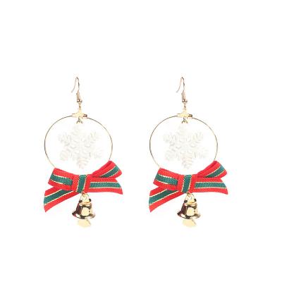 China Fashion Factory Directly Offered Santa Drop Party Christmas Earrings Christmas Bell Earrings for sale