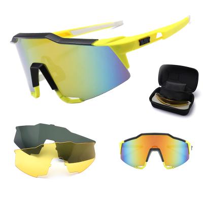 China Men UV400 2021 Cycling Sunglasses Fashionable Photochromic Hot Sale Sports Running Outdoor Bicycle Riding Polarized Cycling Sunglasses for sale