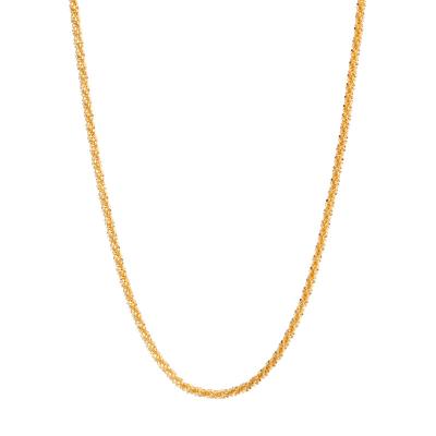 China Hotselling 2021 new CLASSIC simple unique design fashion with gold&silver plated chain necklace unisex jewelry for sale