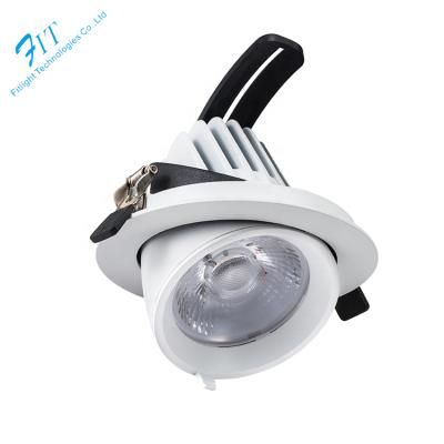 China Desktop Commercial Led Lighting Elephant 2200LM Trunk Rotation Light 25W Gimbal Led Downlight for sale