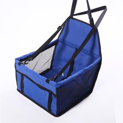 China Large Viable Dog Pet Car Seat Car Carrier with Safety Leash Zipper Storage Pocket Travel Dog Car Seat Carrier for sale