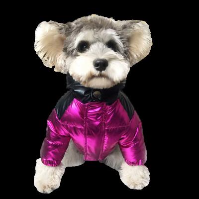 China Viable Popular Small Dog Winter Thickened Autumn Winter Pet Apparel Dog Down Jacket for sale