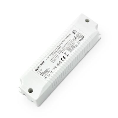 China 0/1-10v original plastic Constant Current Dimming Driver 20w Constant Current Led Driver for sale