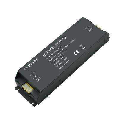 China Metal Mall Used Constant Voltage Triac Smart 24VDC 150W Led Driver for sale