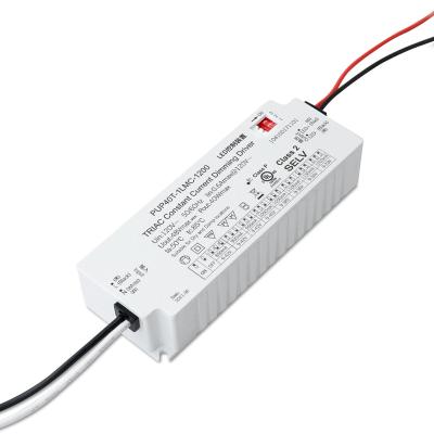 China 40w 1200mA Plastic Triac Soft Dimming Export To USA Market Focused Constant Current Dimming Driver For Commercial Lighting for sale