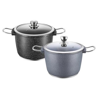 China Viable Die Cast Aluminum Sauce Pot High With Lid for sale