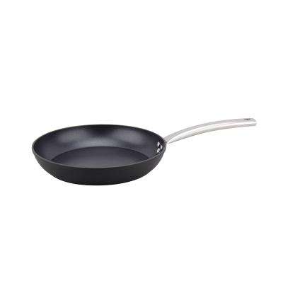 China Alu Frying Pan Forged Inner Open 24Cm Open 20Cm Durable Black Marble Non-Stick Coating Matt Black Heat Resistant Lacquer for sale