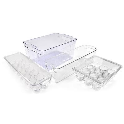 China Affordable Freshness Keeping Fridge Organizer Set Fridge Organizer Drawers Fridge Storage Organizer for sale