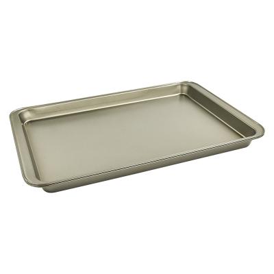 China General use for gas factory price and induction cooker 2 pcs carbon steel roasting pans molds bread tray for sale