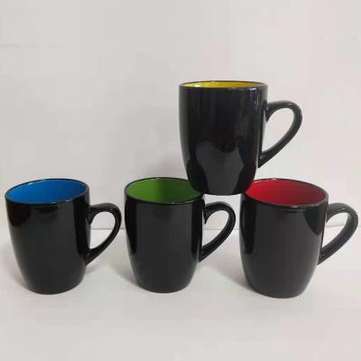 China 2021 Viable Wholesale Modern Pottery Coffee Mug With Handle Unique Ceramic Tea Cups for sale