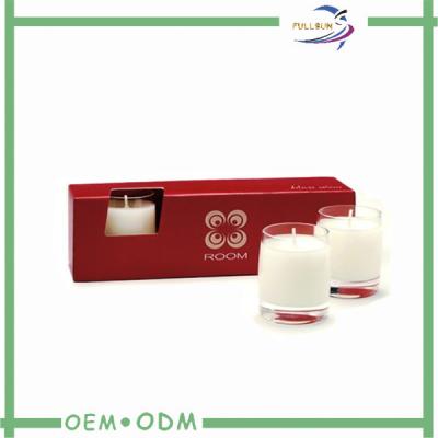 China Christmas Gift Paper Packaging For Candle / Foldable Candle Paper Box for sale