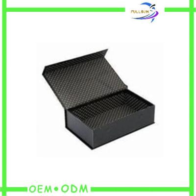 China Black Paper Folding Magnetic Closure Gift Box With Custom Design for sale