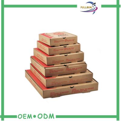 China Printed Strong Corrugated Pizza Box Customized With Several Sizes for sale