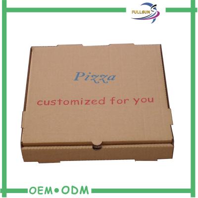 Chine Carton de papier de petites boîtes ondulées de Brown pour l'emballage de pizza à vendre