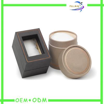 China Small Unique Cardboard Jewelry Gift Boxes With Clear Window On Lid for sale