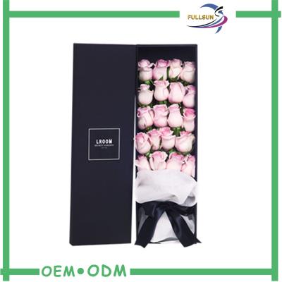 China Flower Shop Fresh Cut Cardboard Flower Delivery Boxes Square Shaped OEM / ODM for sale