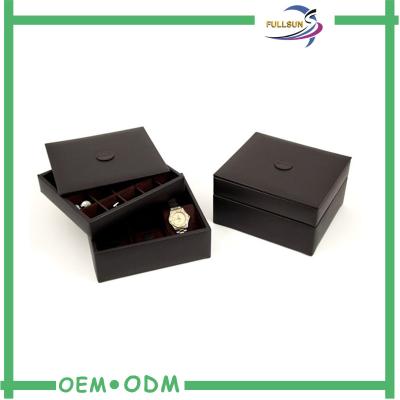 China Three Layers Jewelry Gift Boxes Handmade Luxury Packaging Boxes With Magnetic for sale