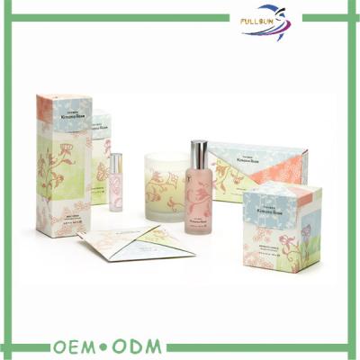 China Caixa de presente cosmética luxuosa personalizada PMS/papel revestido de CMYK 350G à venda