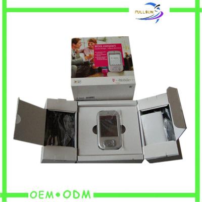 China Magnetic Closure Mobile Phone Storage Box Leatherette Paper SGS / FSC for sale