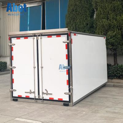 China Refrigerated transport freezer food truck for sale in Miami container compressor/refrigerated truck for sale