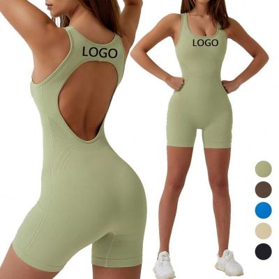 China NEW 2023 QUICK DRY fashion design jumpsuit women gym fitness sets for sale