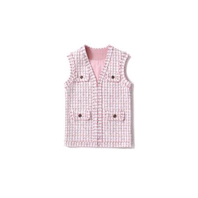 China New season high-tech women's simple vest H luster texture toned pure and fresh love QUICK-DRY long vest for sale