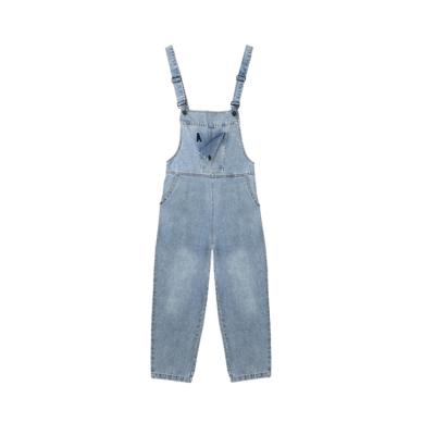 China High waisted age-reduction pants women straight pants Korean version of new one-piece high-waist QUICK-DRY jeans jumpsuits for sale