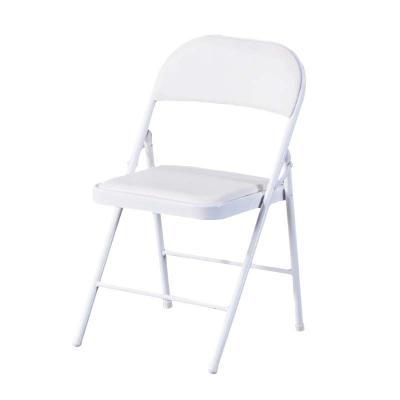 China Modern Customize Various Colors Party Events Metal Frame Wedding Chair Folding White Folding Chairs Wholesale for sale