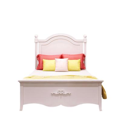 China Modern Bedroom Furniture Modern Fashion Styling Velvet Fabric Kids Children Bed for sale